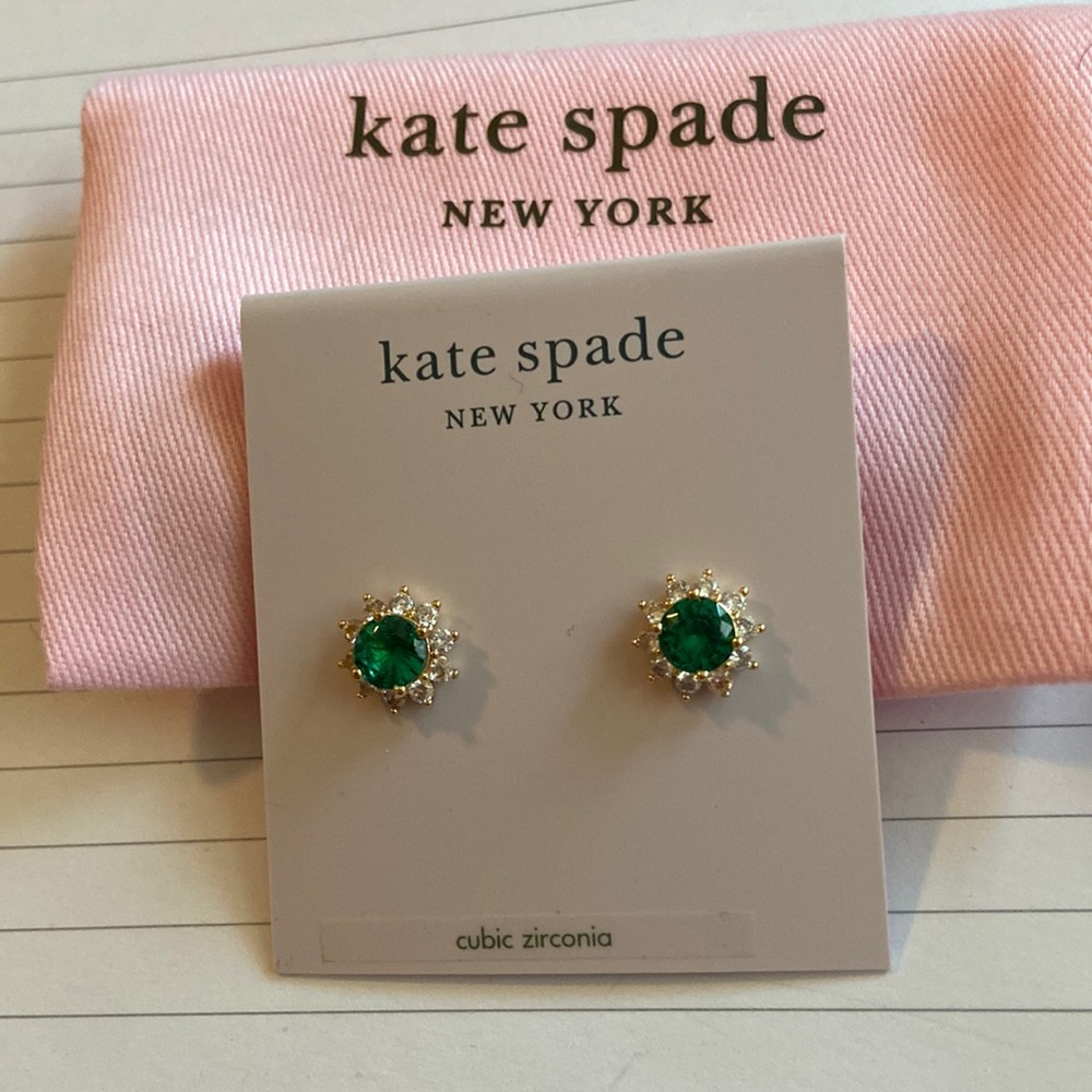 Kate Spade Sunny Halo Stud Earrings NWT
